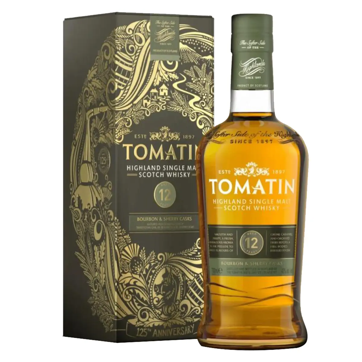 Tomatin 12 Años Bourbon And Sherry Cask